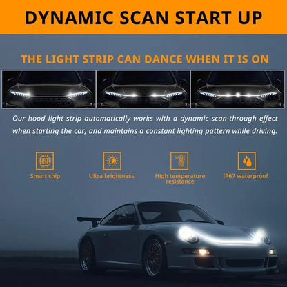 71” High Brightness Automotive Hood Gap LED Strip