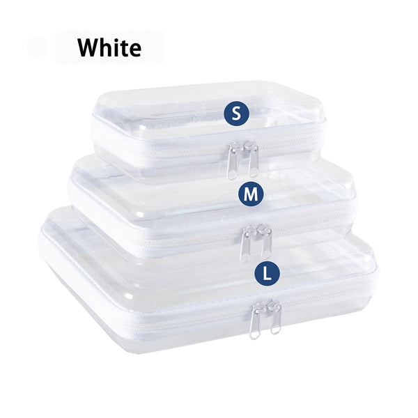 Transparent Hard Acrylic Zippered Storage Box