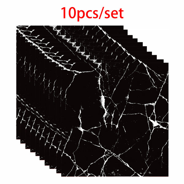 10 PCS Peel and Stick Backsplash Marble Look 12
