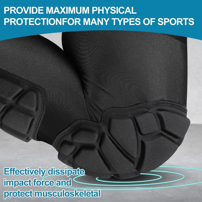 1 Pair Sports & Work Knee Pads with Shin & Calf Guards for Construction