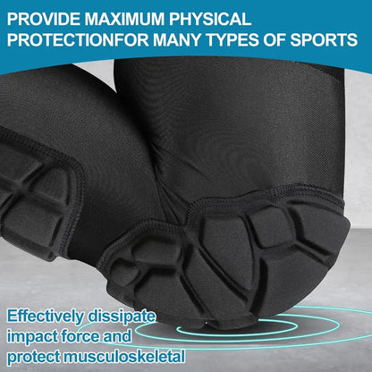 1 Pair Sports & Work Knee Pads with Shin & Calf Guards for Construction