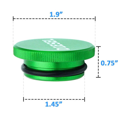 Magnetic Ram Diesel Billet Aluminum Fuel Cap for 2013-2018 Dodge Ram Truck