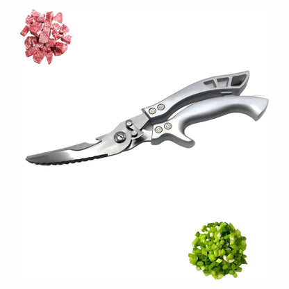 Bone Shears - Heavy-Duty Kitchen Scissors with Fish Scaler & Bottle Opener