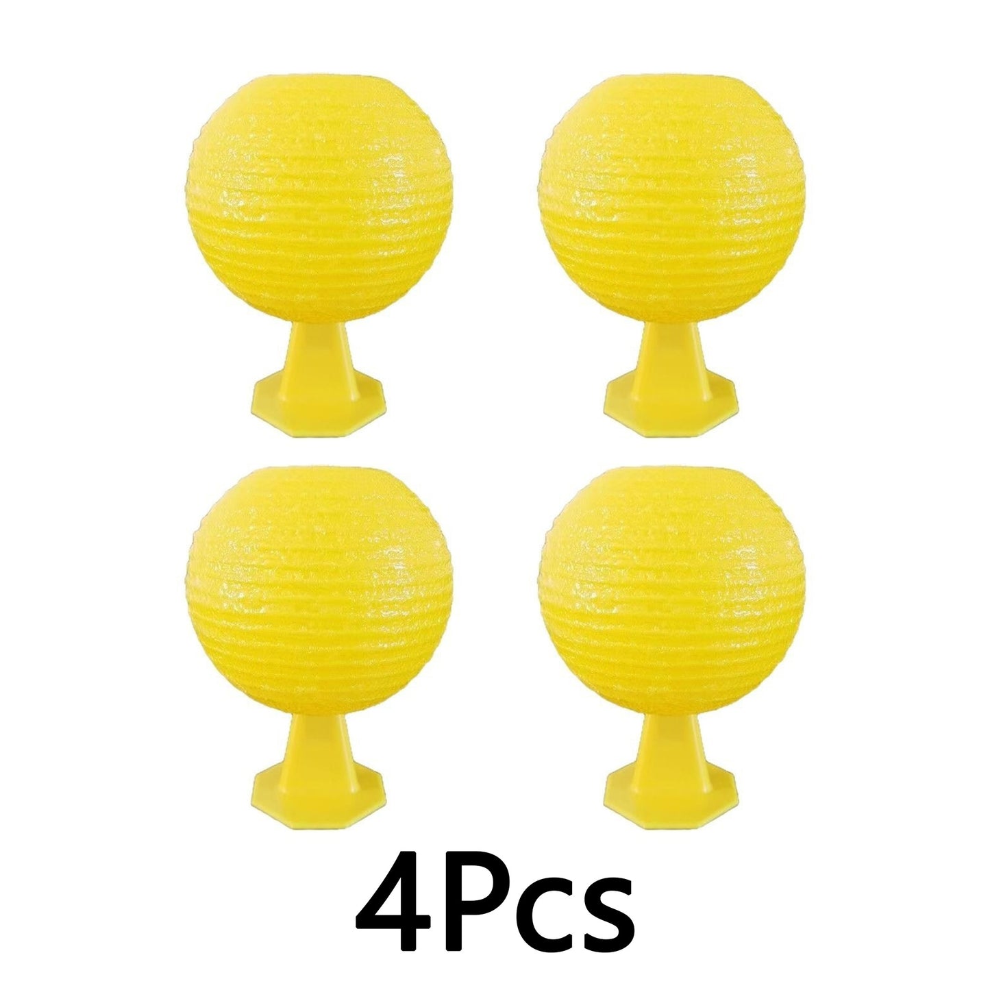 4Pcs Fruit Fly Sticky Trap Balls Fungus Gnat Killer Bug Catcher Gnat Trap Insect Traps
