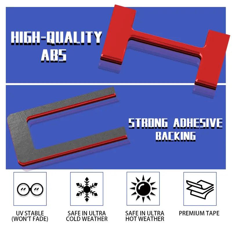 Tailgate Inserts Letters Compatible for 2019-2025 Sverado, 3D Raised & Strong Adhesive Decals Letters