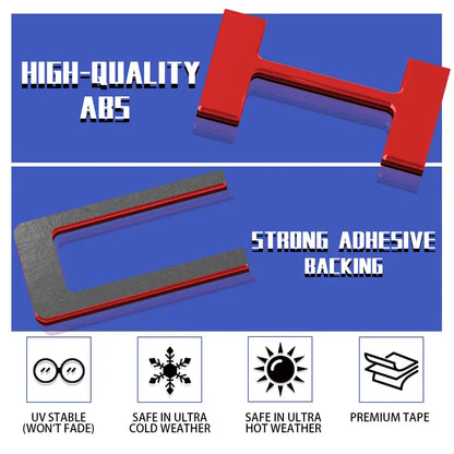Tailgate Inserts Letters Compatible for 2019-2025 Sverado, 3D Raised & Strong Adhesive Decals Letters