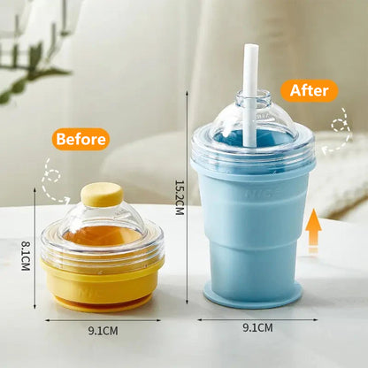 2pcs Portable Foldable Ice Sphere Cup — Food-Grade Ice Sphere Mold