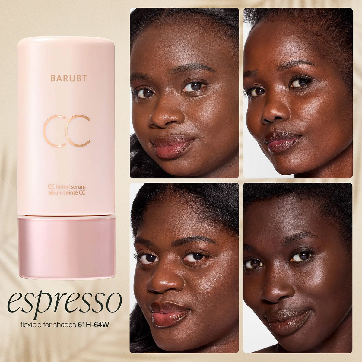 CC Tinted Serum — Color-Correcting Tinted Serum, Lightweight Coverage, No-Makeup Makeup Waterproof