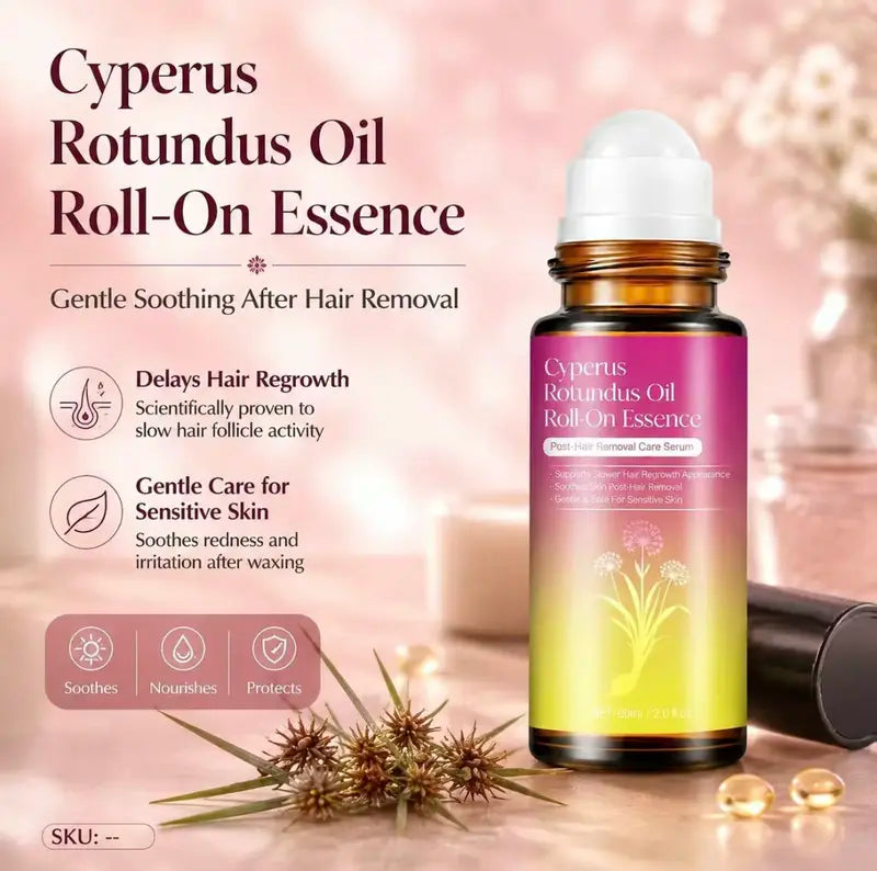Natural Cyprus Cypress Rotundus Oil for Hair Removal Soothes Skin