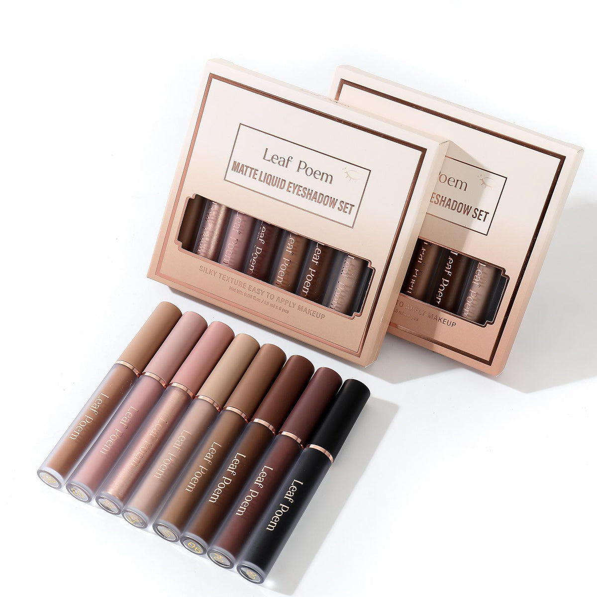 Women's 8-Shade Matte Liquid Eyeshadow Pen Kit Set