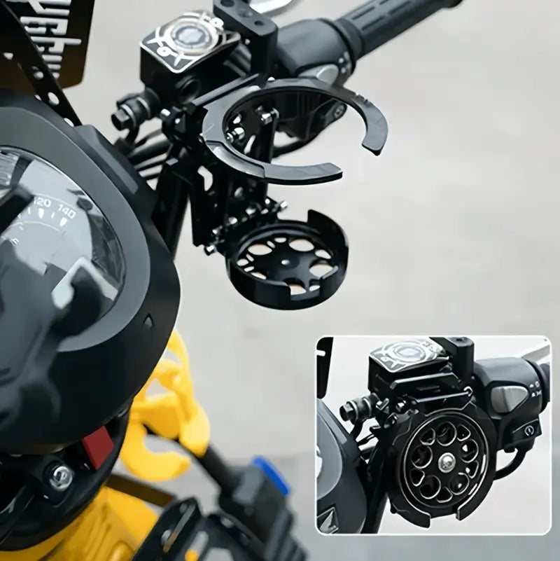 2PCS Bike Water Holder, Rotating Foldable Adjustable Folding
