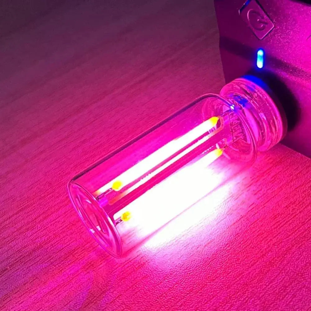 2PCS Car USB Night Light Touch Dimmable LED Filament Lamp