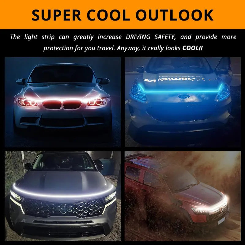 71” High Brightness Automotive Hood Gap LED Strip