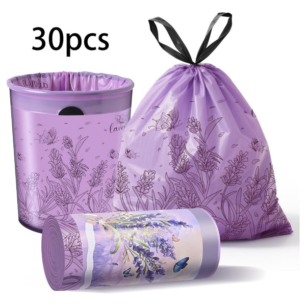 Lavender Scented Garbage Bags,Trash Bags 4 Gallon