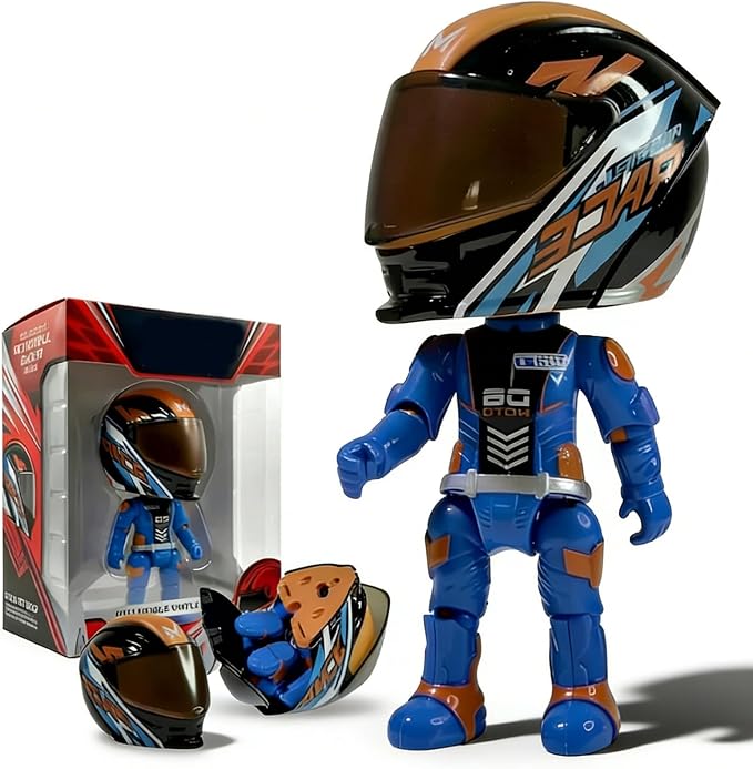 Motorcycle Transformable Model - Metal Collectible Display Piece