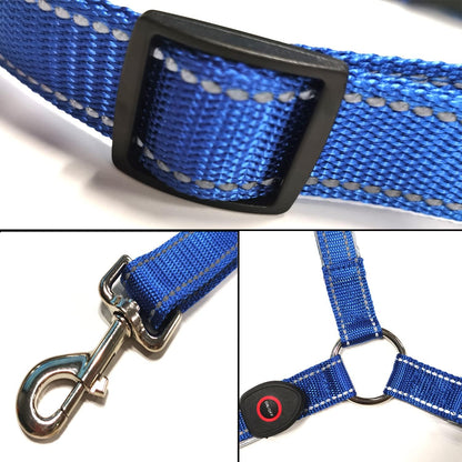Adjustable LED Horse Breastplate Collar Harness Tack