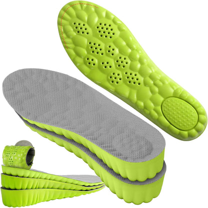 2 Pair Height Increase Insoles for Men Wowen-4D Cloud Technology Insole-Super Soft