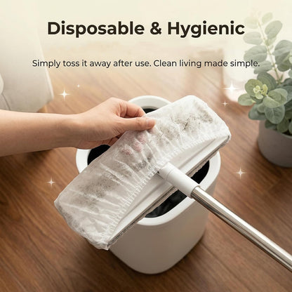100pcs Broom Cloth Covers Multi-Purpose Microfiber Floor Towel