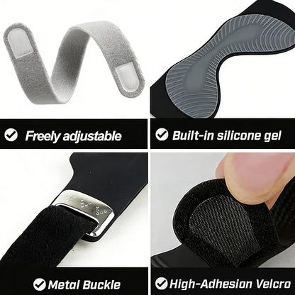 Airbag Patellar Tendon Support Strap, Adjustable Breathable Antislip Knee Brace
