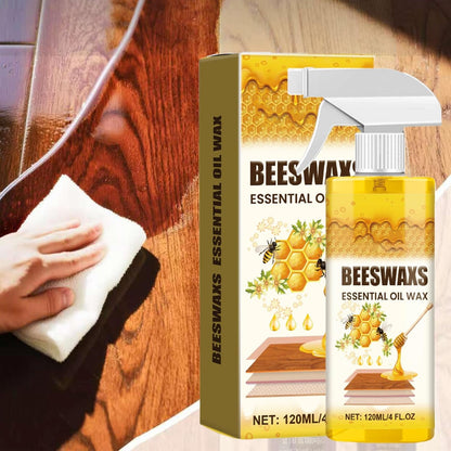 Beeswax Wood Polish Spray,Natural Wood Polish Spray For Living Rooms,Kitchens,Wood Furniture...