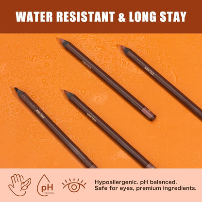 7 Pcs Waterproof Gel Eyeliner Pencil Set