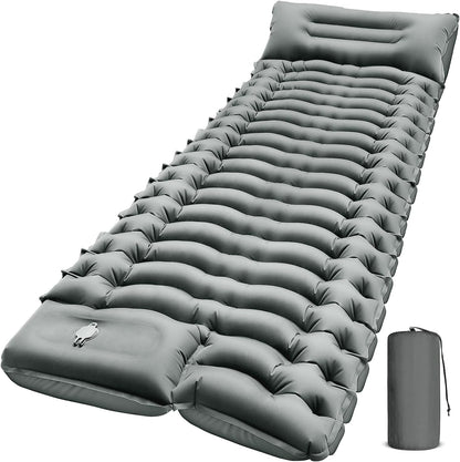 Camping Sleeping Pad, Ultralight Camping Mat with Pillow
