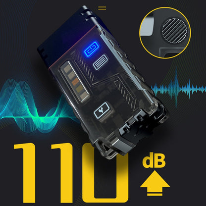 LED Emergency Flashlight with 13 Light Mode, EDC Flashlight COB Work Light