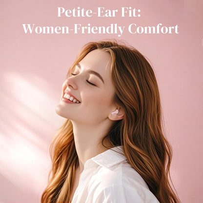 Heart Wireless Earphone, Cute Invisible Earbuds Wireless Bluetooth for Small Ears Canals