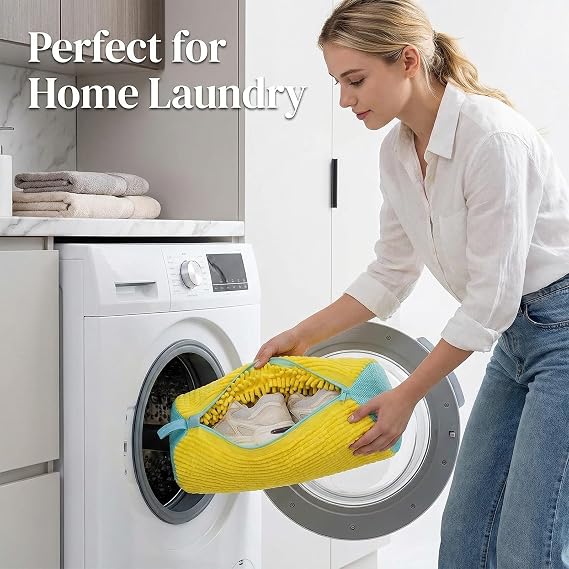 Shoe Washing Machine Bag for Sneakers and Shoes, Laundry Shoe Bag with Washer and Dryer
