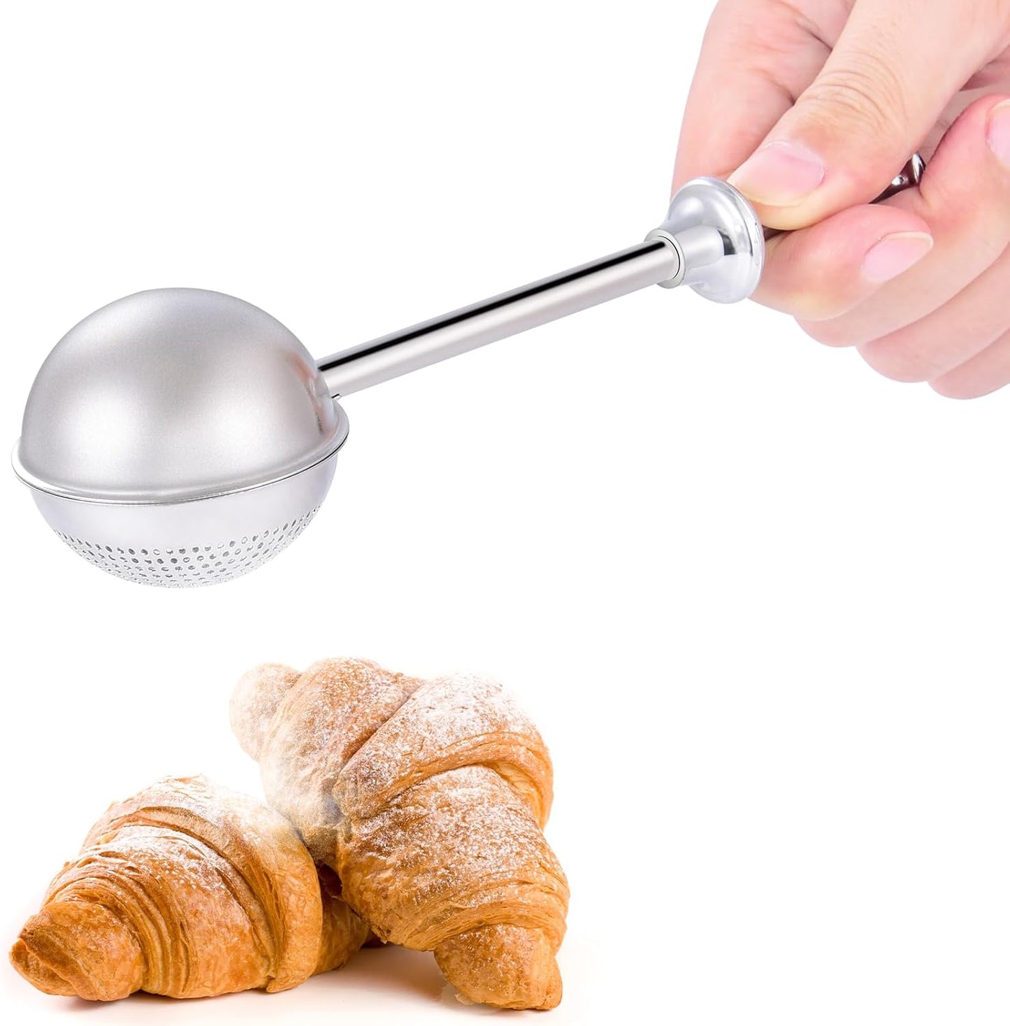 2PCS Powdered Sugar Shaker Duster Mini Sifter Flour Duster