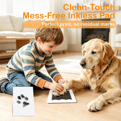 Paw Print Kit for Dogs & Cats, Inkless Pet Paw & Nose Print