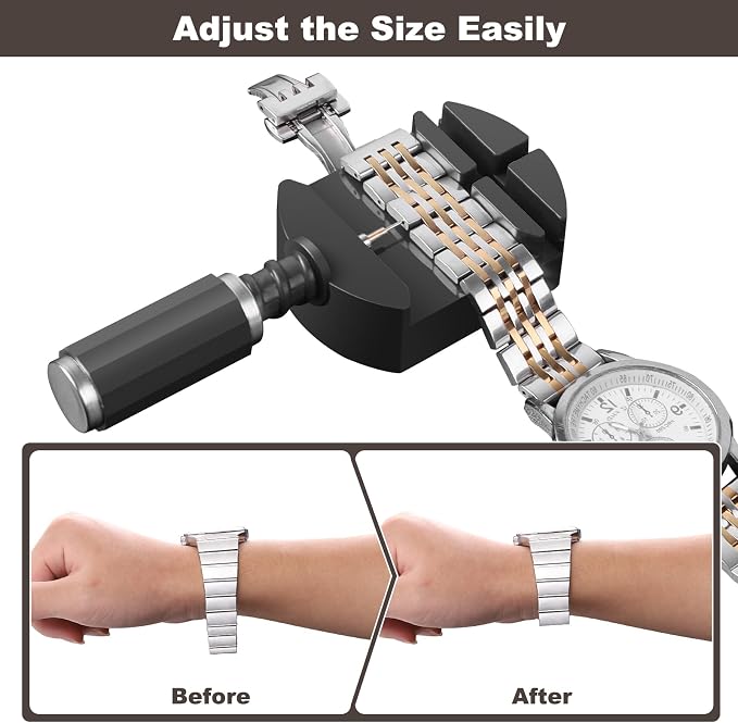 Watch Link Removal Tool Kit, Watch Band Strap Chain Pin Remover Repair Tool Kit