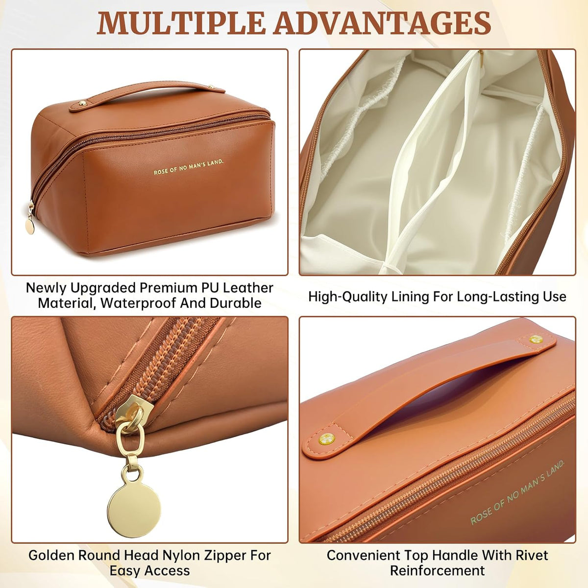 Cosmetic Travel Bag,Large Travel Cosmetic Bag for Women