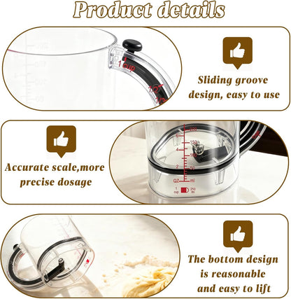 All-in-1 Adjustable Measuring Cup, Metric & Imperial Measurements
