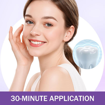 14 Pack Gentle Daily Purple Teeth Whitening Strips – Enamel-Friendly
