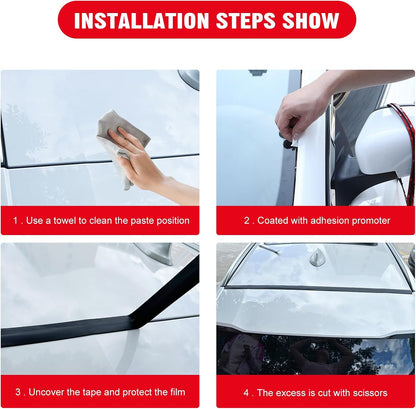 9.8 Ft T Shape Sunroof Sealing Strip Windshield Rubber Seal Car
