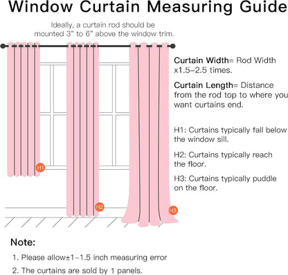 Star Cutout Window Blackout Curtains Bedroom Window Room Darkening Curtains