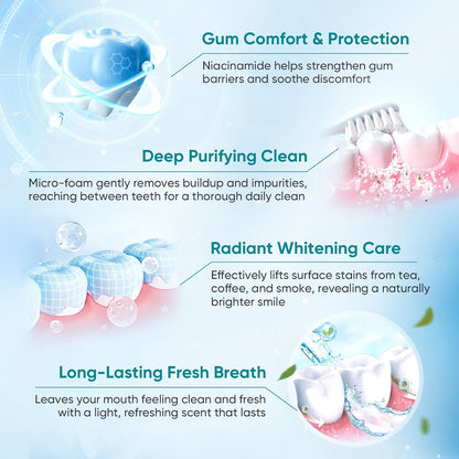 Niacinamide Whitening Toothpaste, Niacinamide Intensive Whitening Toothpaste