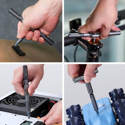 24 in 1 Magnetic Screwdriver Set, DIY Ratchet Handle Detachable Versatile Toolkit