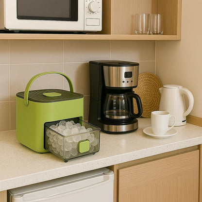 Ice Cube Tray with Lid and Bin Set, Ice Trays for Freezer