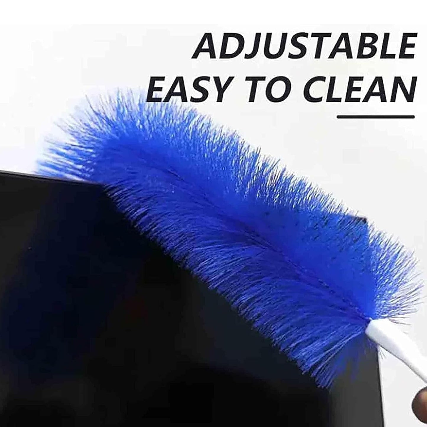 Flexible Fan Dusting Brush, Non-Disassembly Fan Cleaning Brush