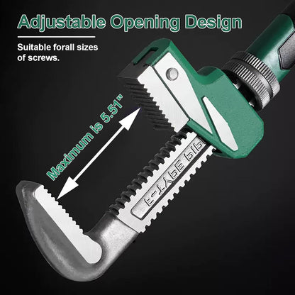Adjustable Wrench for Construction Machine Automobiles Home Repairs