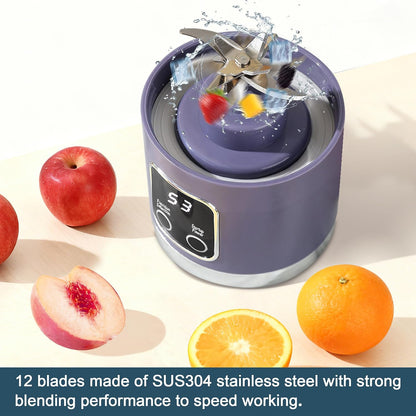 Personal Blender 500ml, USB-C, Ice Crush | BPA-free PCTG cup,304SS blades