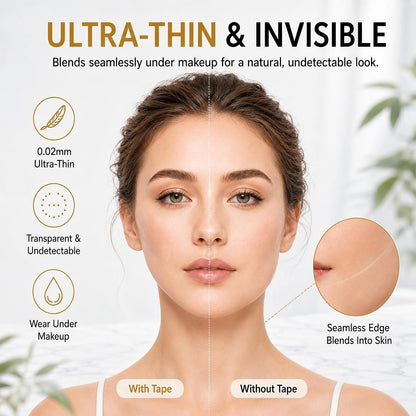 120 Pcs Invisible Face Lifting Tape - Adults' Instant V-Line Jawline