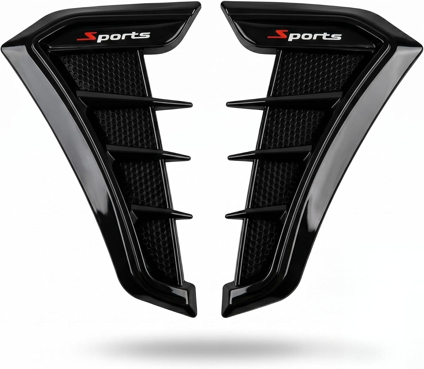 2PCS Car Fender Vents, Sporty Body Kit for Cars, TPU Scratch-Resistant Impact-Resistant