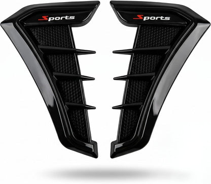2PCS Car Fender Vents, Sporty Body Kit for Cars, TPU Scratch-Resistant Impact-Resistant
