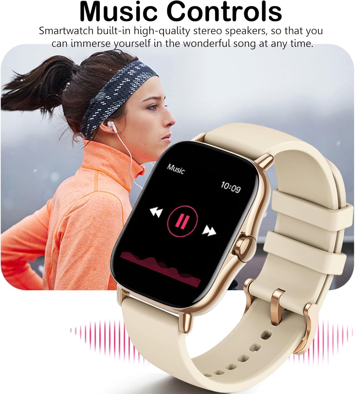Smart Watch, 1.81" Upgraded Full Touchscreen Smart Watch for Android iPhones