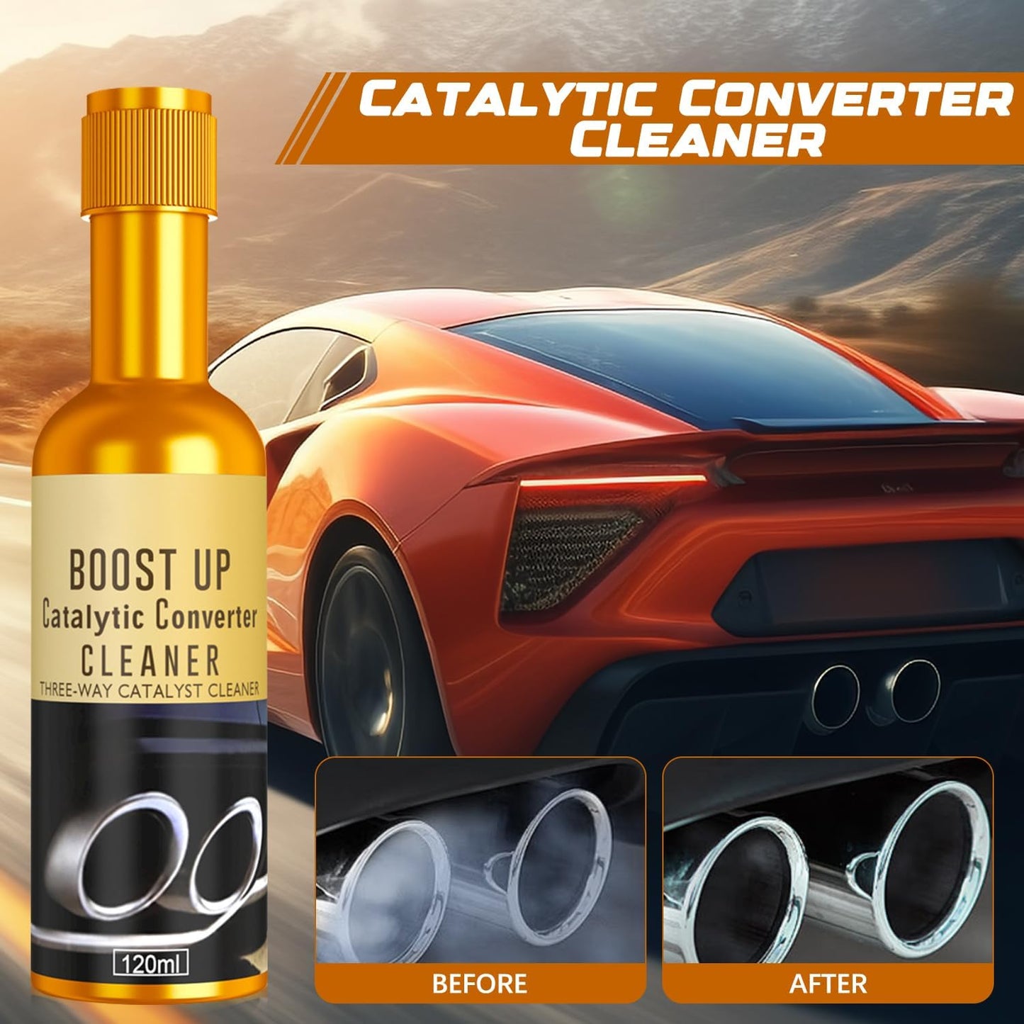Catalytic Converter Cleaner, Boost Up Catalytic Convertor Cleaner, Pipe Carbon Removal