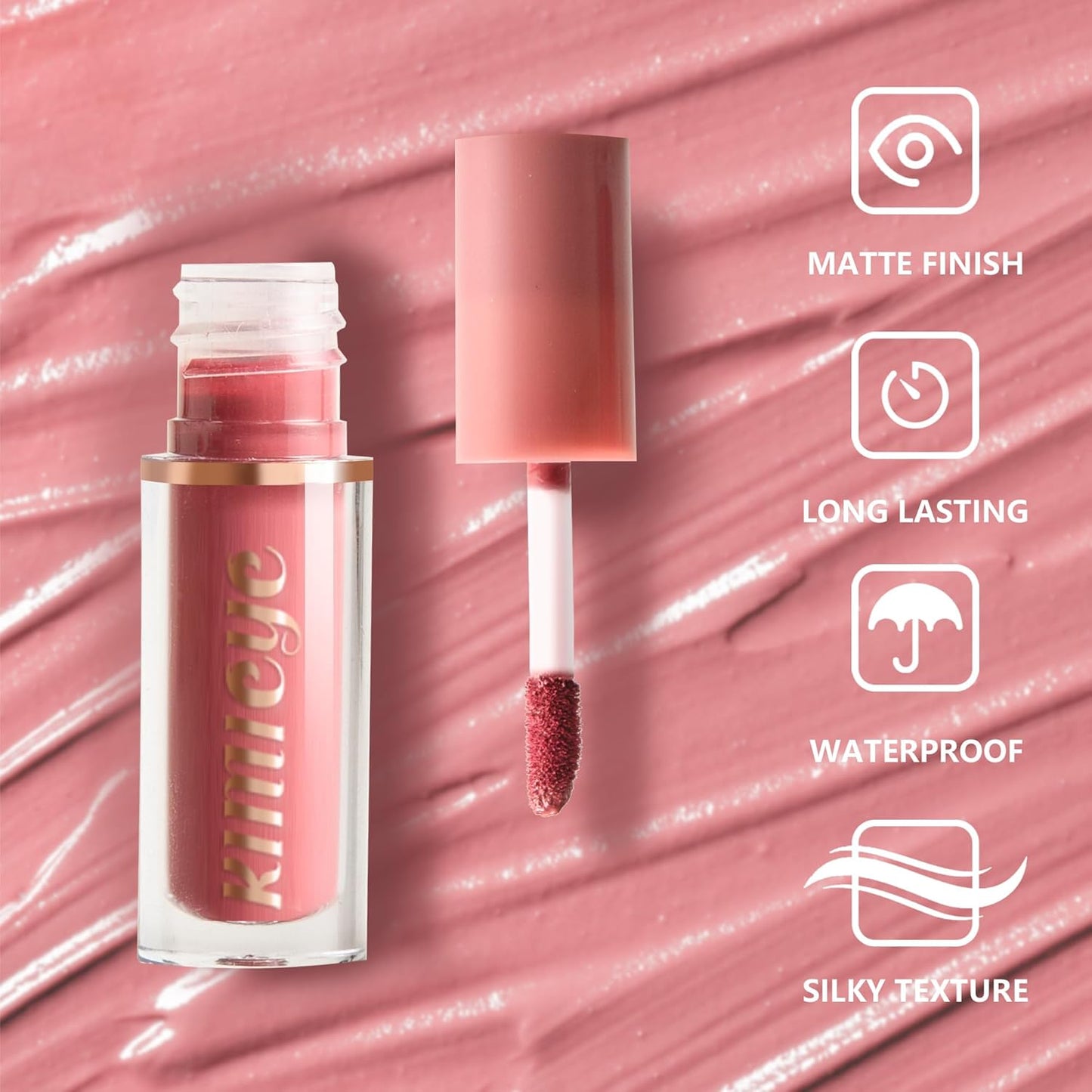 12Pcs Velvet Matte Liquid Lipstick Set, Non-Stick Cup Nude Lip Stain Kit