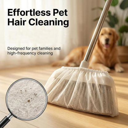 100pcs Broom Cloth Covers Multi-Purpose Microfiber Floor Towel